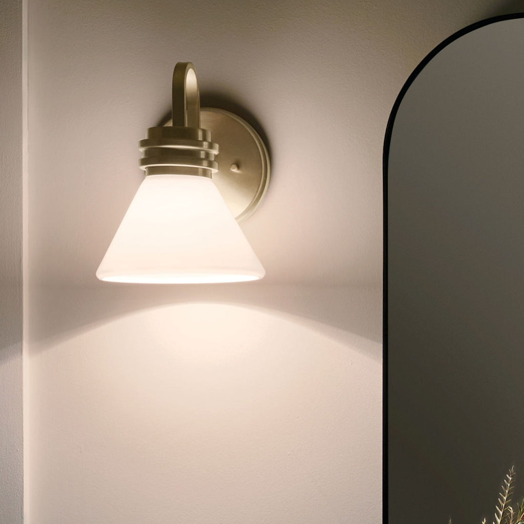 Kichler 55153CPZ Gold Wall Sconce image 1