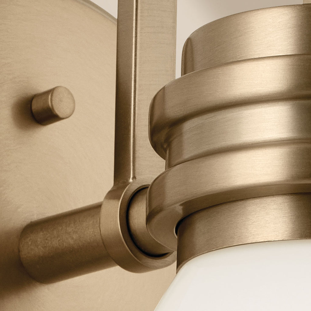 Kichler 55153CPZ Gold Wall Sconce image 3