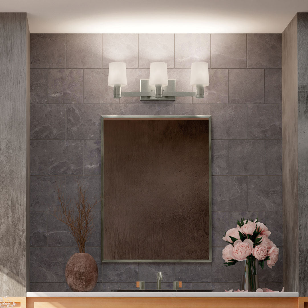 Kichler 55176NI Nickel Vanity Light image 2