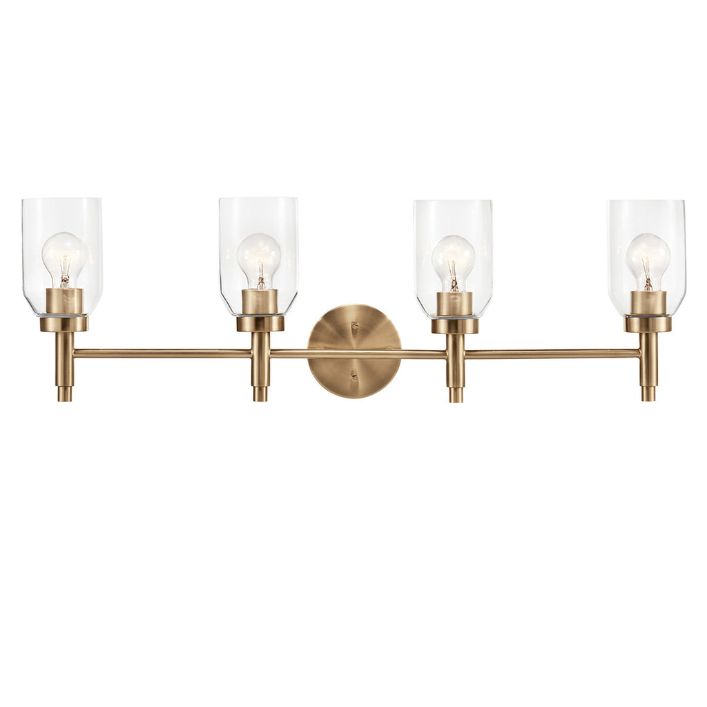 Kichler 55186CPZ Gold Vanity Light image 2