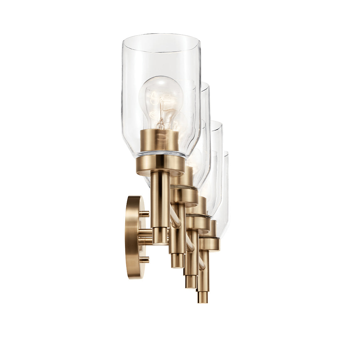 Kichler 55186CPZ Gold Vanity Light image 5