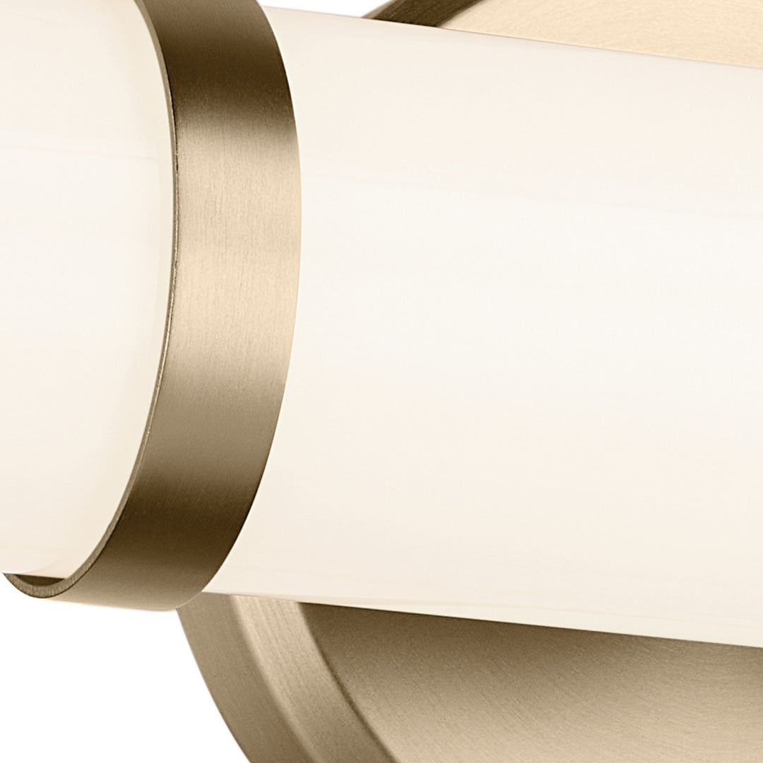 Kichler 55187CPZLED Gold Vanity Light image 3