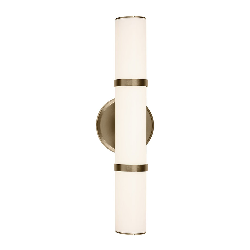 Kichler 55187CPZLED Gold Vanity Light image 2