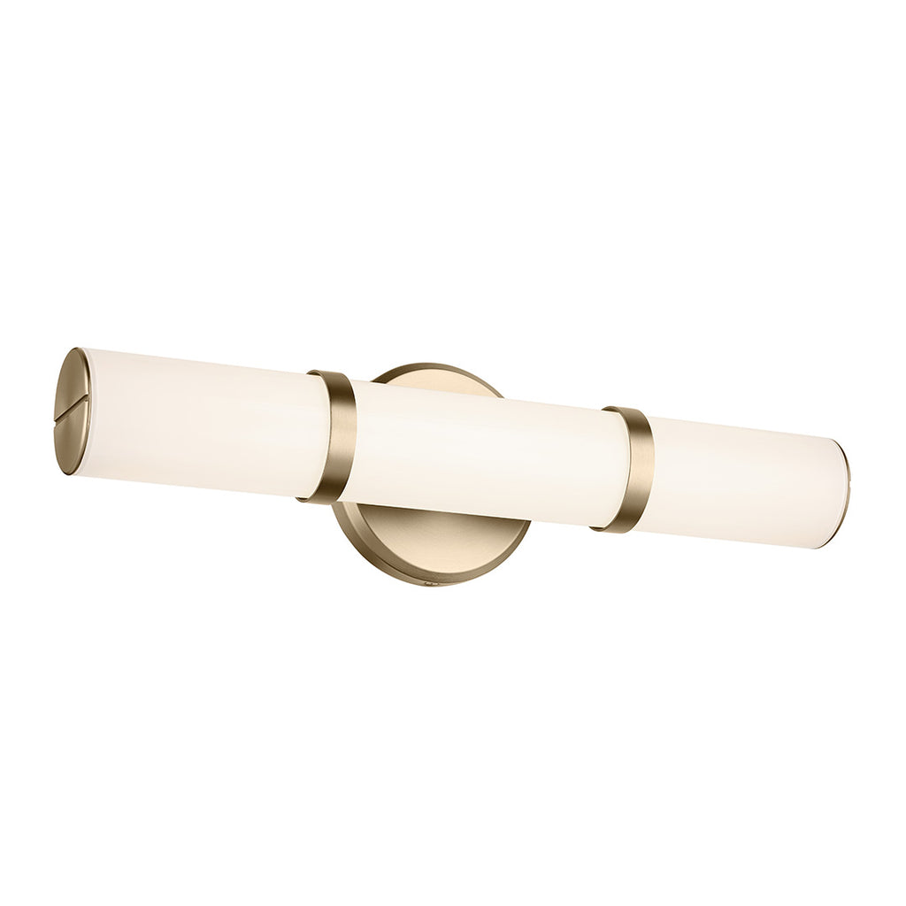 Kichler 55187CPZLED Gold Vanity Light image 1
