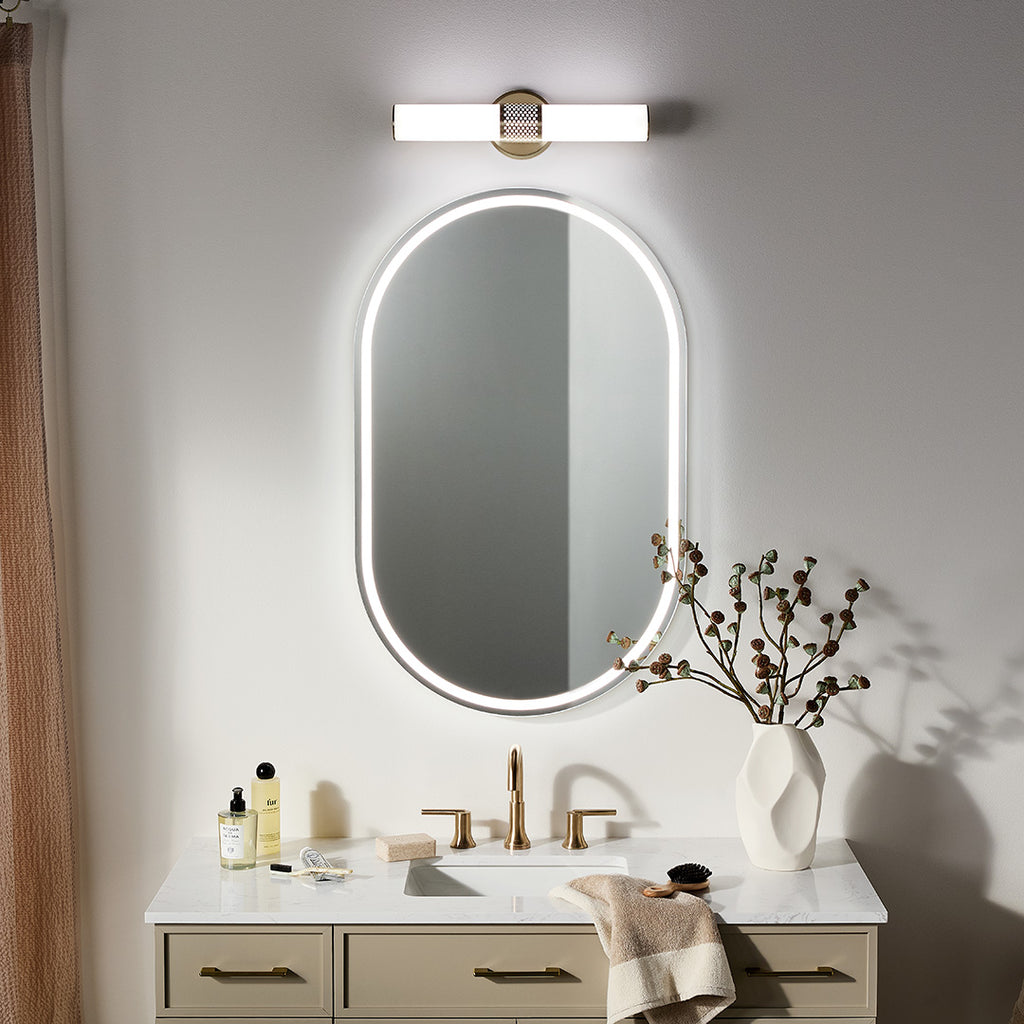 Kichler 55191CPZLED Gold Wall Sconce image 3