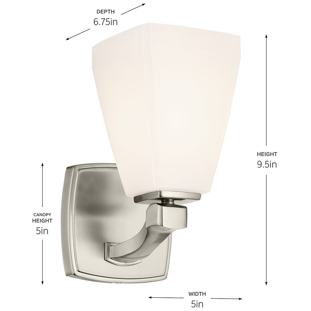 Kichler 55214NI Nickel Wall Sconce image 4