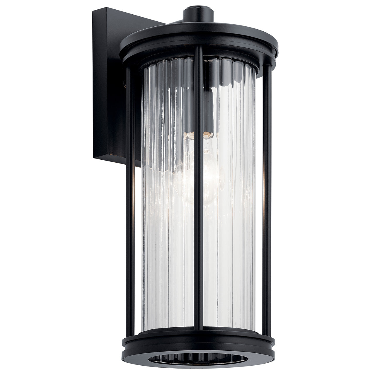 Kichler 59023BK Black Wall Sconce image 1