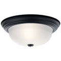 Kichler 8112BK Black Flush Mount image 1