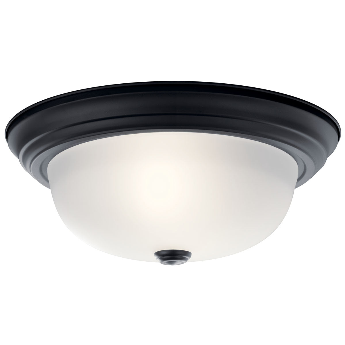 Kichler 8112BK Black Flush Mount image 1