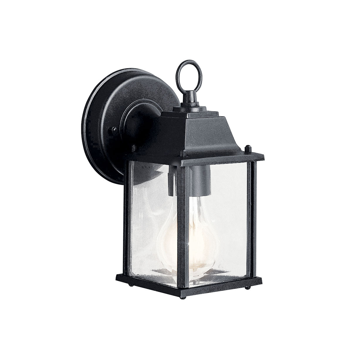 Kichler 9794BK Black Exterior Porch Light image 1