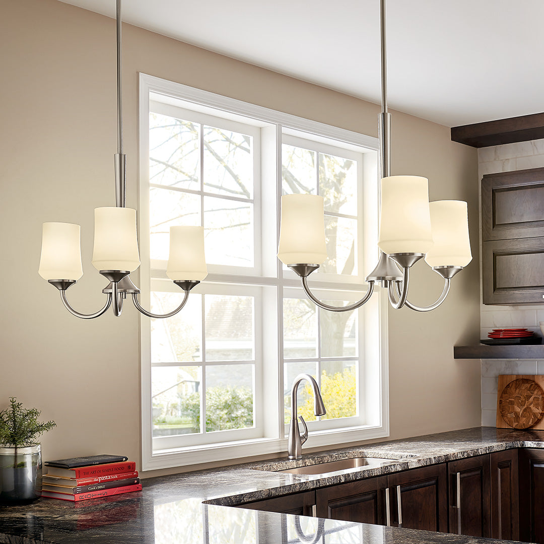 Kichler 43664NI Nickel Chandelier image 1
