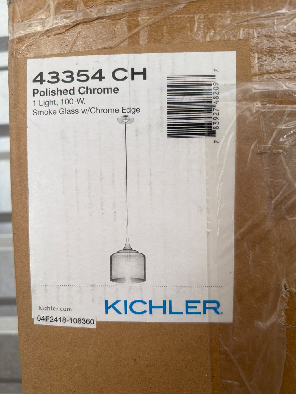 Kichler 43354CH Chrome Pendant image 5
