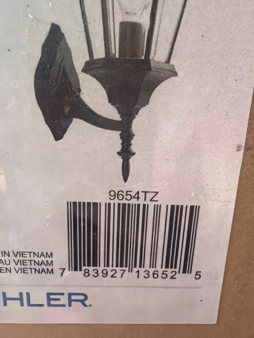 Kichler 9654TZ Bronze Wall Sconce image 4