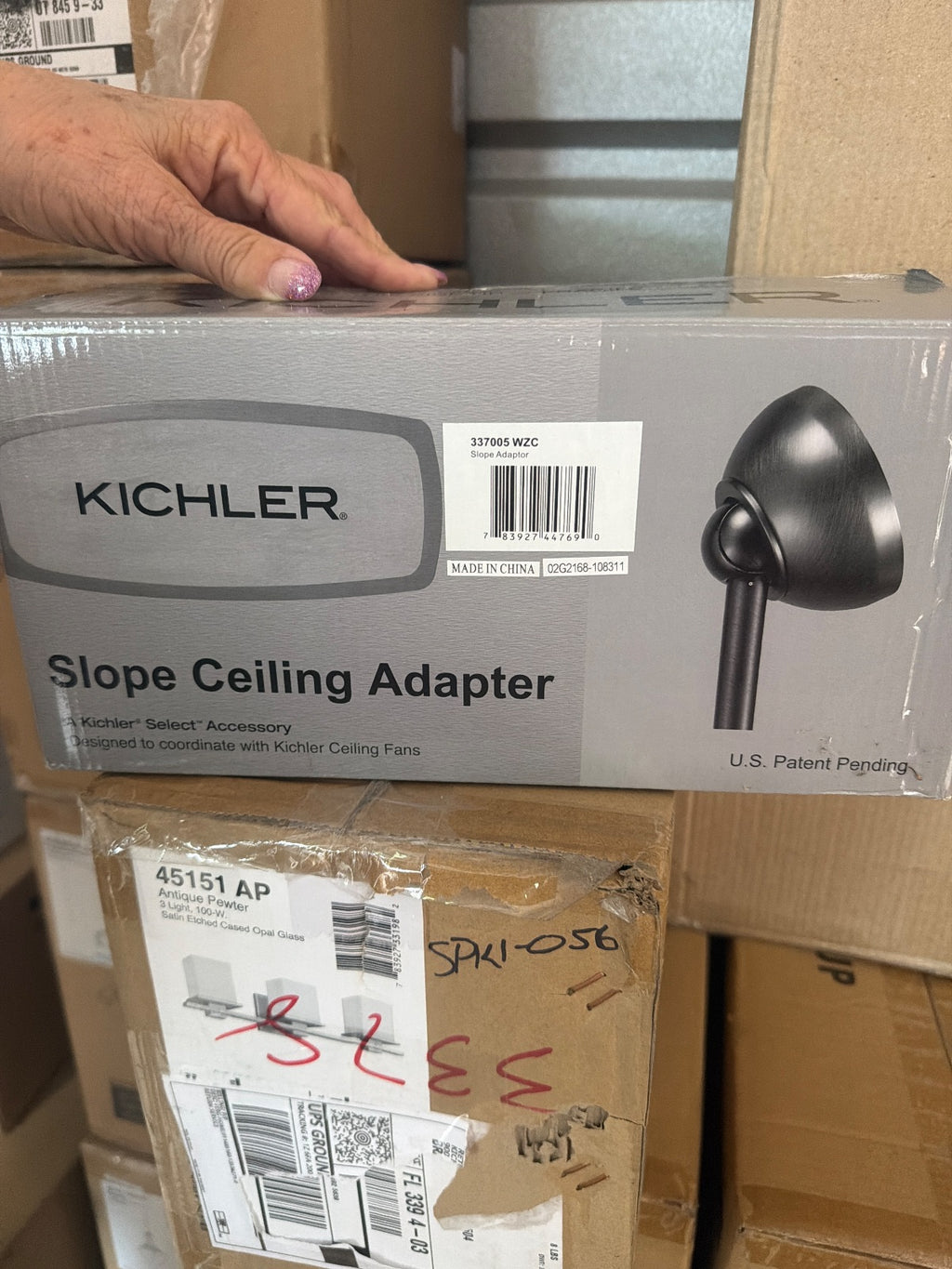 Kichler 337005WZC Silver Ceiling Fan image 3