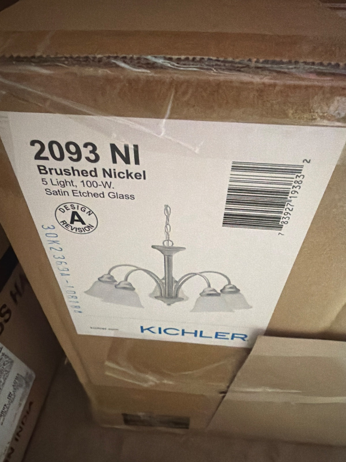 Kichler 2093NI Nickel Chandelier image 3