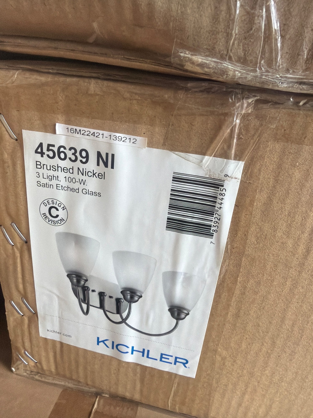 Kichler 45639NI Nickel Vanity Light image 4