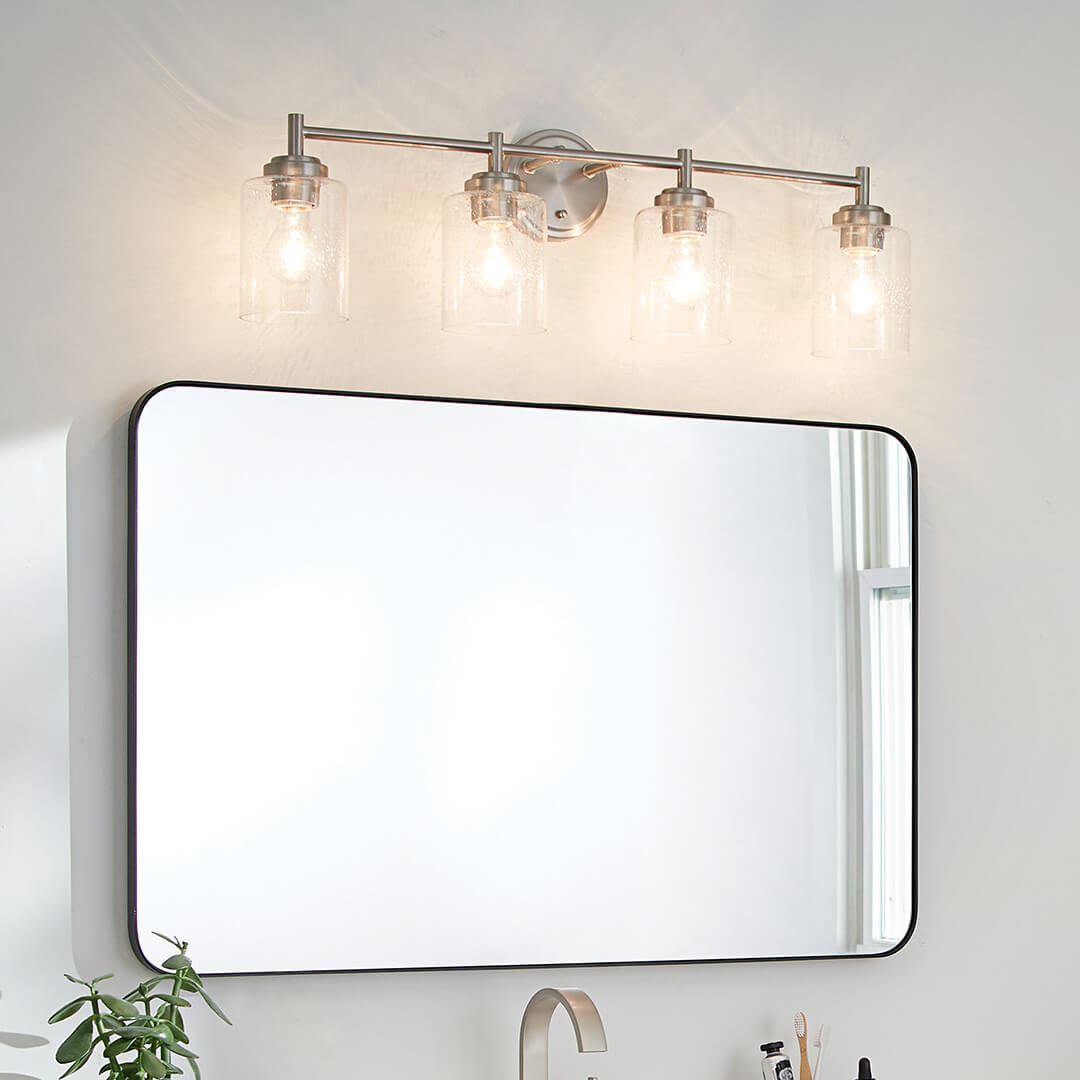 Kichler 45887NI Nickel Vanity Light image 1
