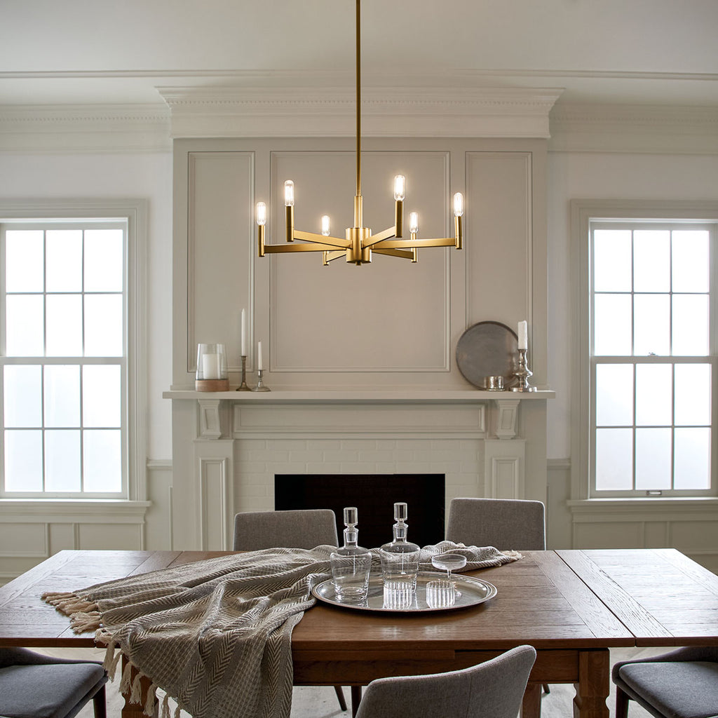 Kichler 43859NBR Gold Chandelier image 4
