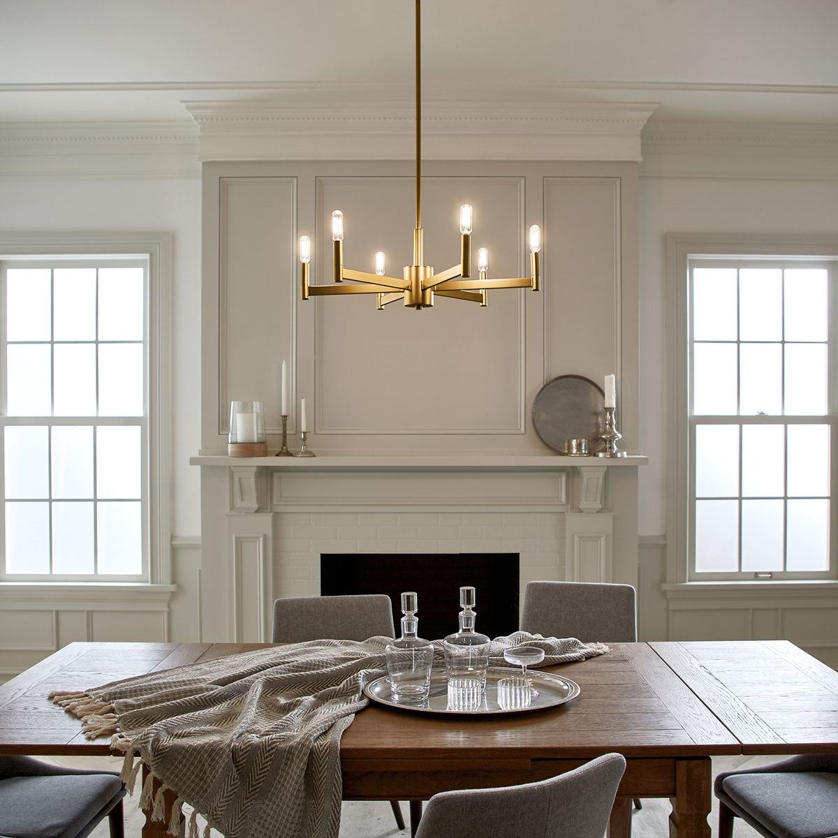 Kichler 43859NBR Gold Chandelier image 4
