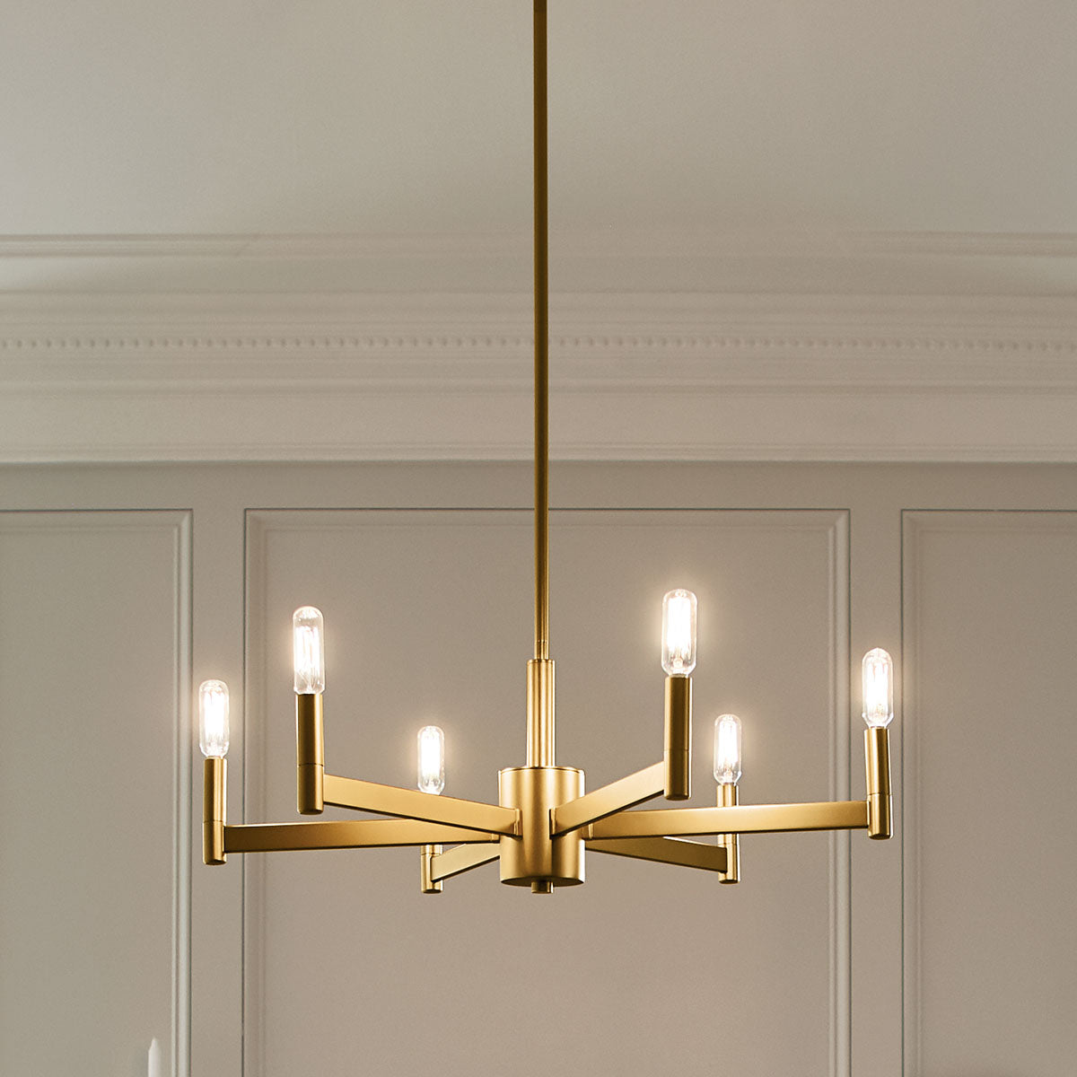 Kichler 43859NBR Gold Chandelier image 1