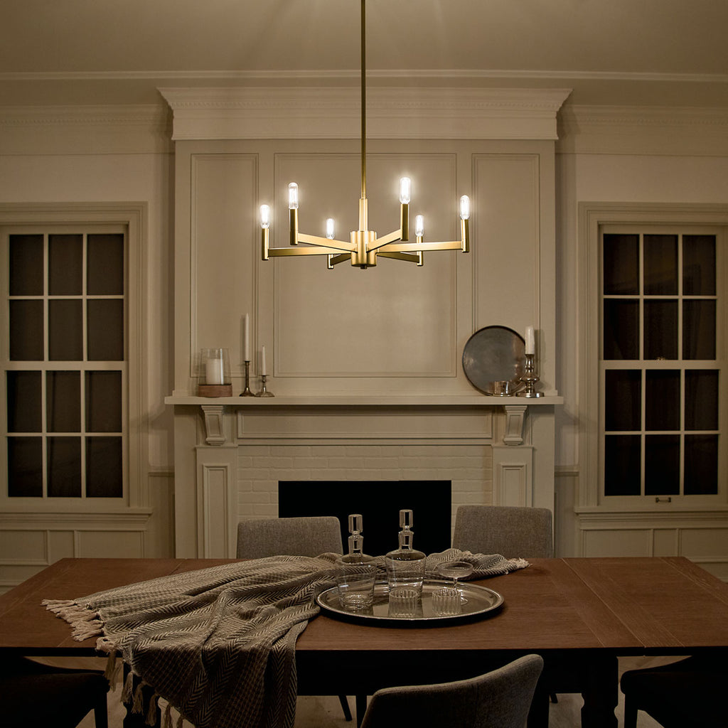 Kichler 43859NBR Gold Chandelier image 3