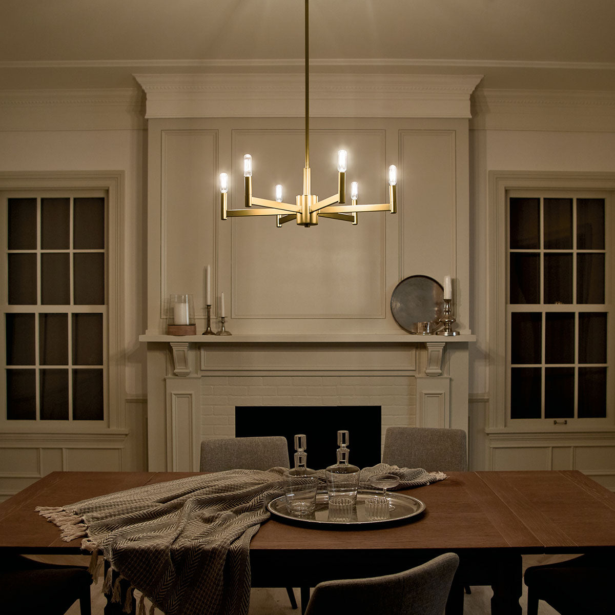 Kichler 43859NBR Gold Chandelier image 3