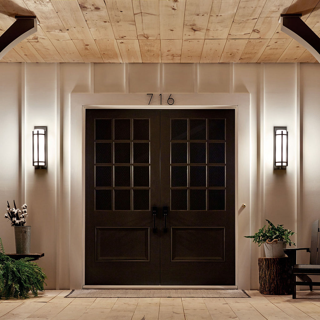 Kichler 49120AVI Black Exterior Porch Light image 4