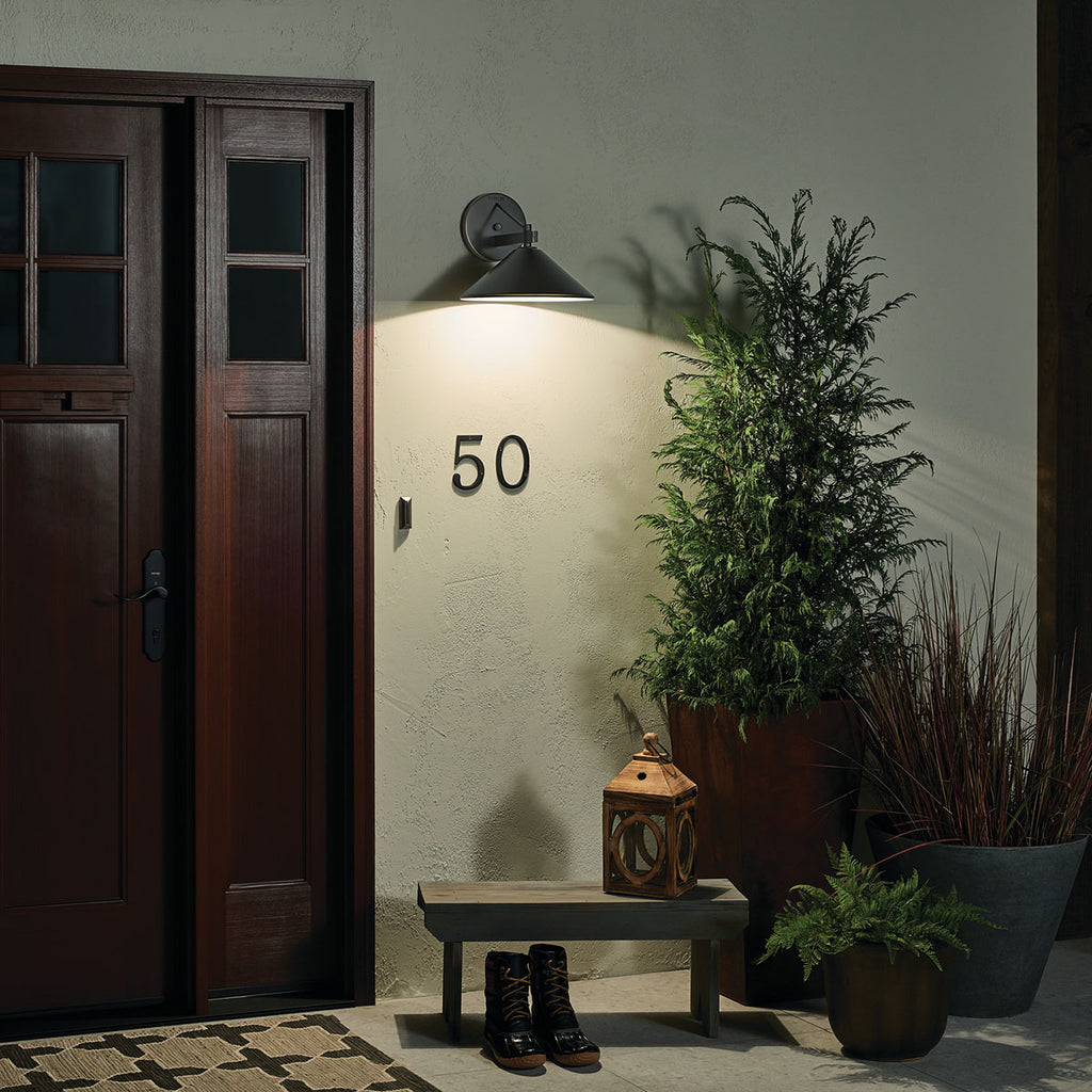 Kichler 49061OZ Bronze Exterior Porch Light image 2