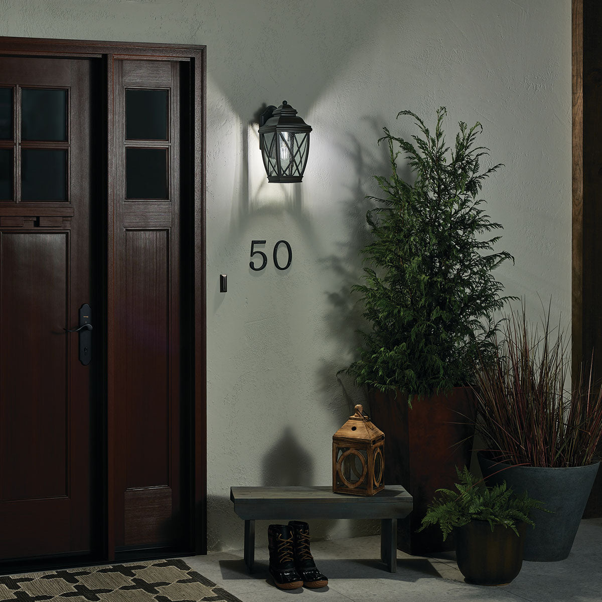 Kichler 49841OZ Bronze Exterior Porch Light image 3