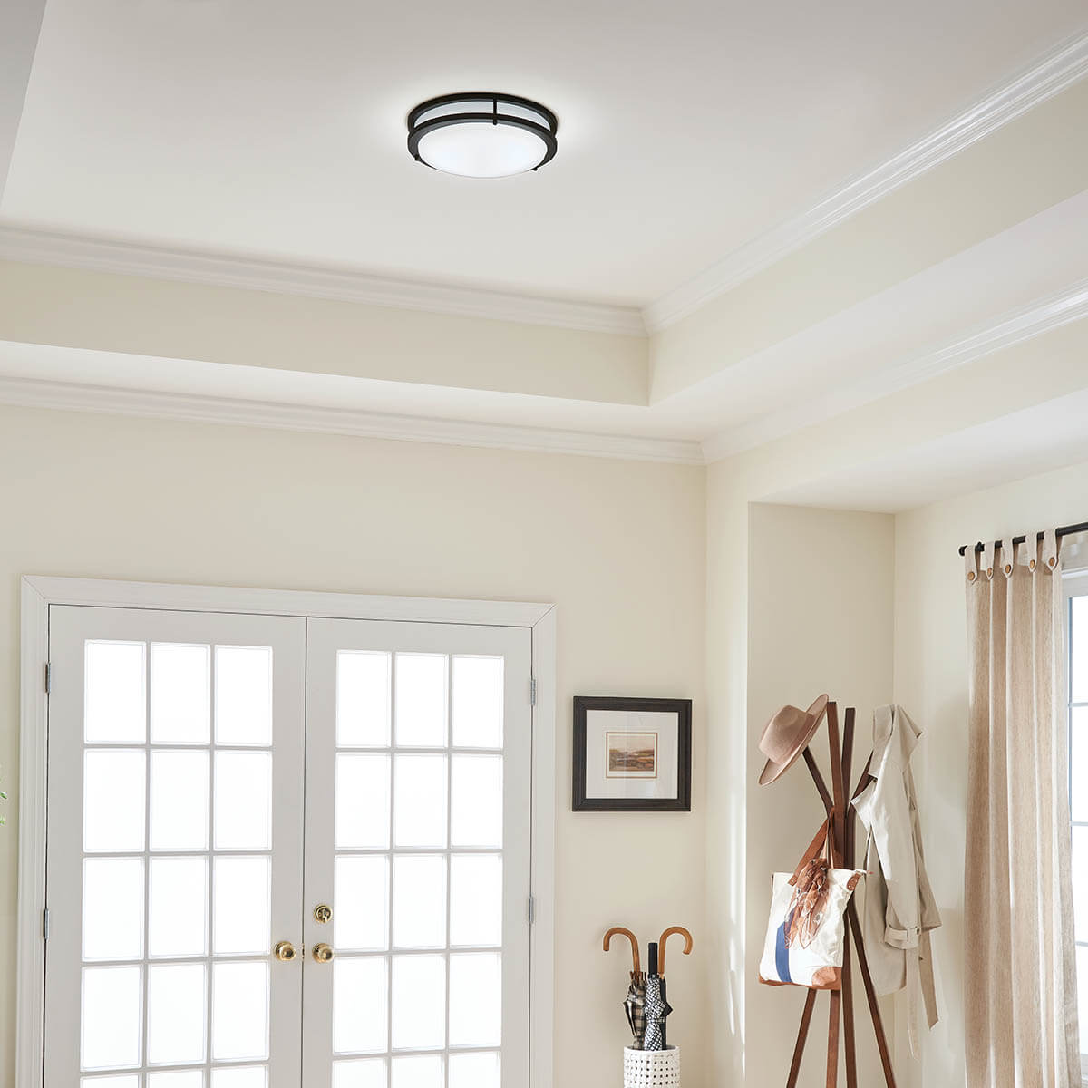 Kichler 10769OZLED Bronze Flush Mount image 2