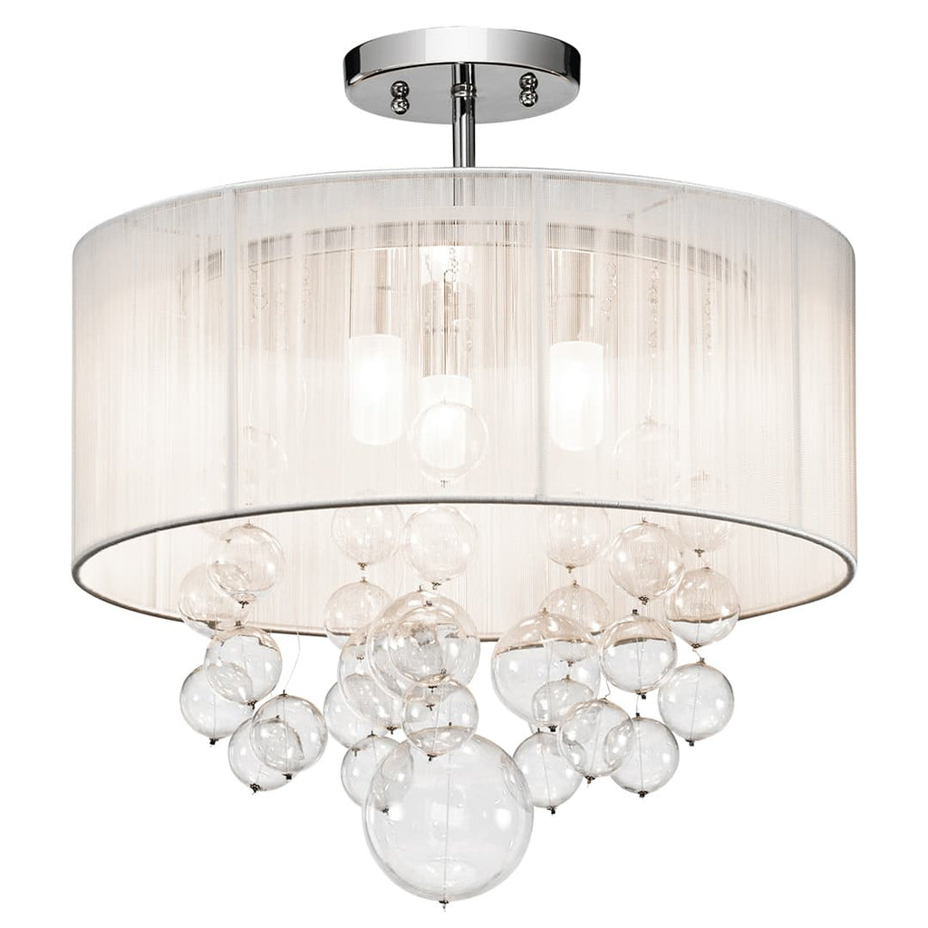 Elan 83227 Chrome Semi-Flush Mount image 1