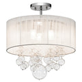 Elan 83227 Chrome Semi-Flush Mount image 1
