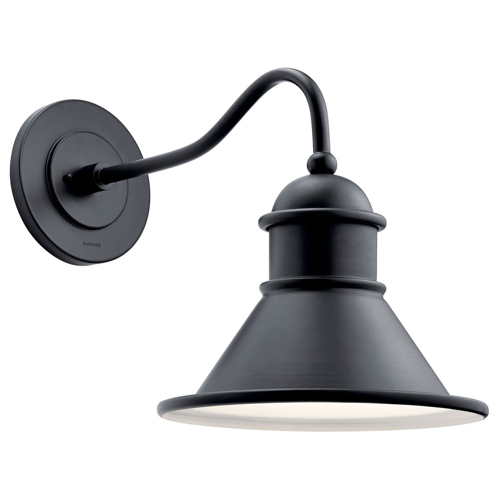 Kichler 49776BK Black Wall Sconce image 1