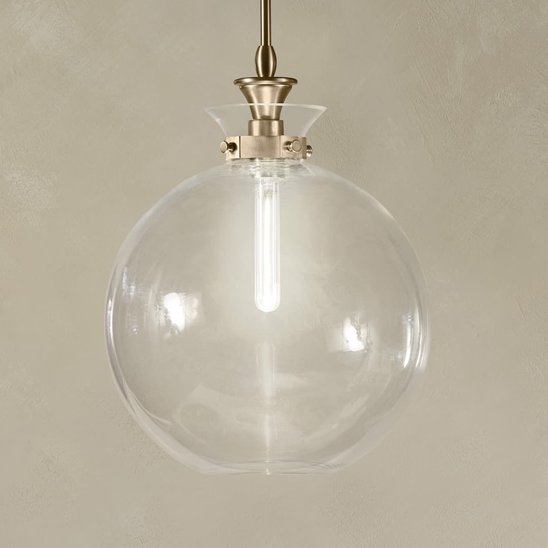 Kichler 52779CPZCLR Gold Pendant image 1