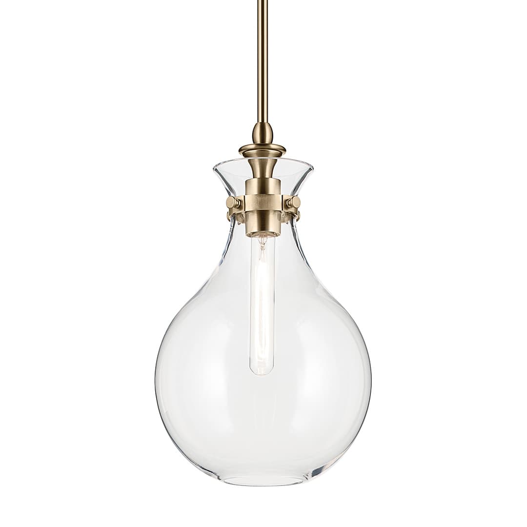 Kichler 52776CPZCLR Gold Pendant image 1