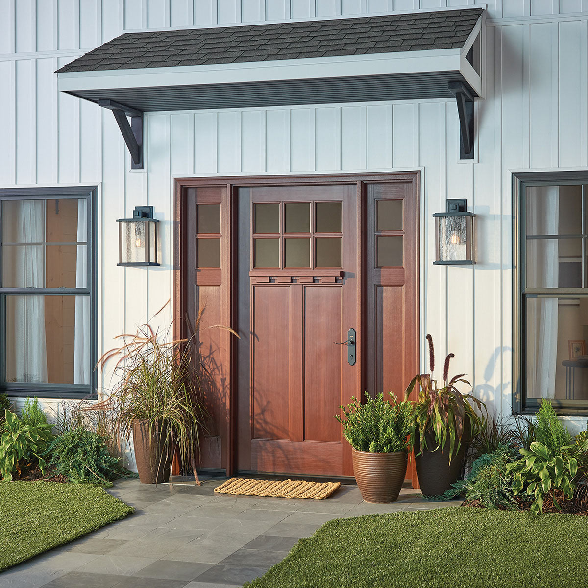 Kichler 59018BK Black Exterior Porch Light image 5