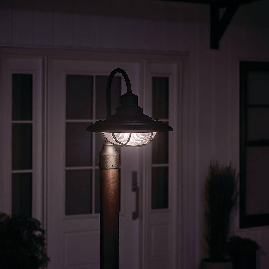 Kichler 49694BKT Black Exterior Porch Light image 3